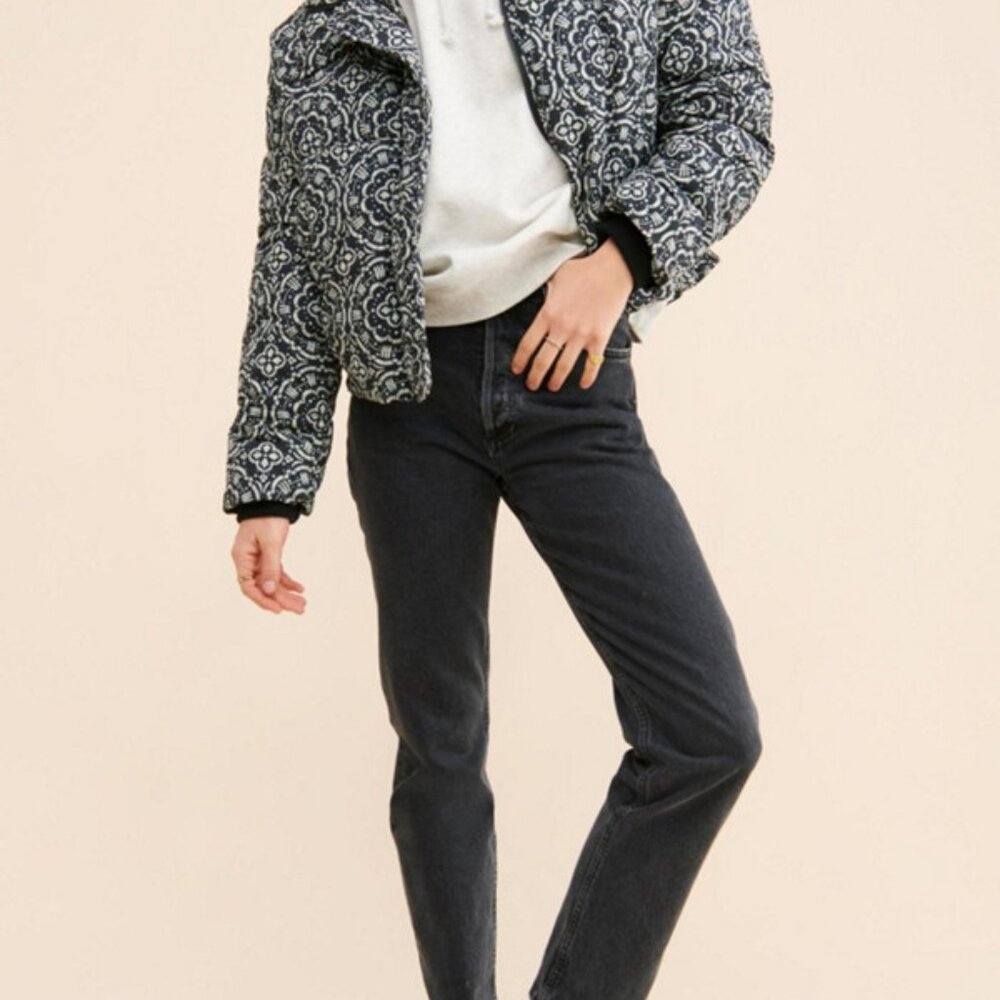 Geometric Short Puffer Anthropologie